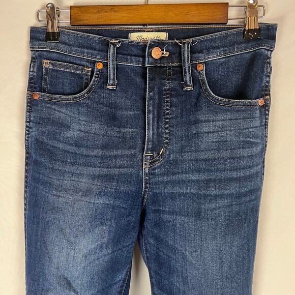 Medewell Women's Jeans Size 27 10" High Rise Skinny Medium Wash Denim - Picture 3 of 8